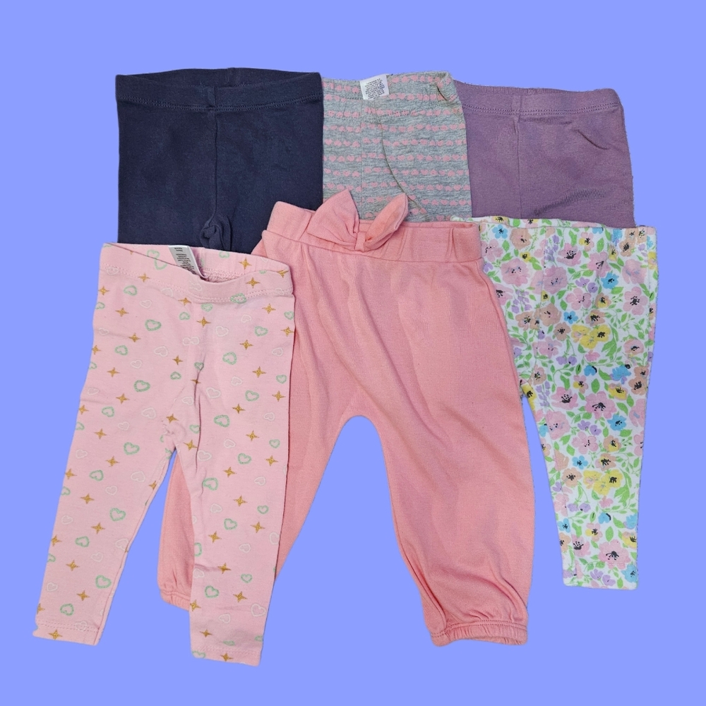 6mo Assorted Girls' Pant Set